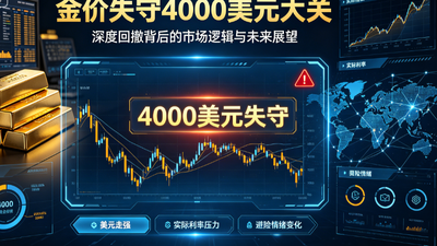 金价失守4000美元大关：深度回撤背后的市场逻辑与未来展望