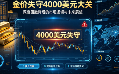 金价失守4000美元大关：深度回撤背后的市场逻辑与未来展望