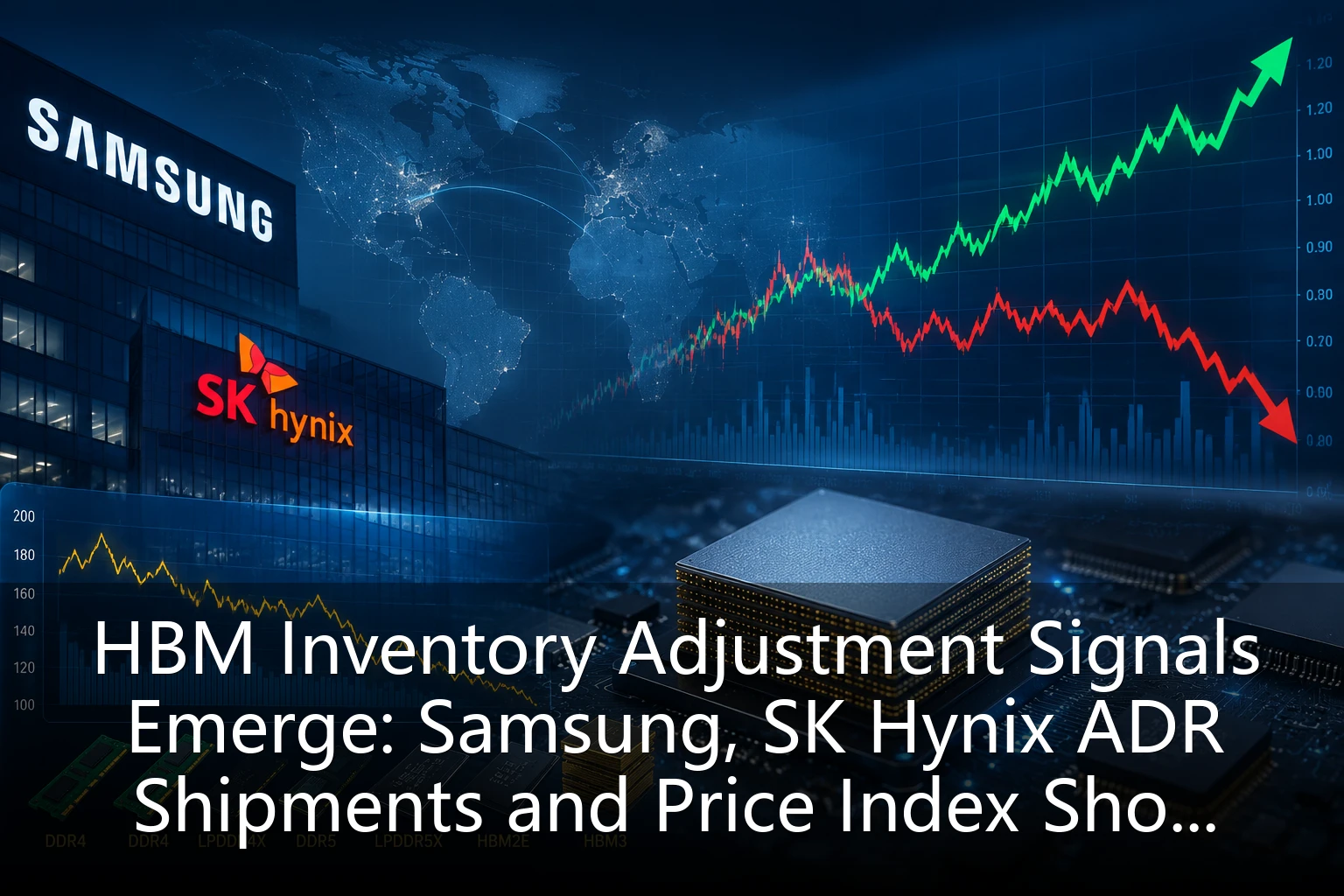 HBM Inventory Adjustment Signals Emerge: Samsung, SK Hynix ADR Shipments and Price Index Show Divergence