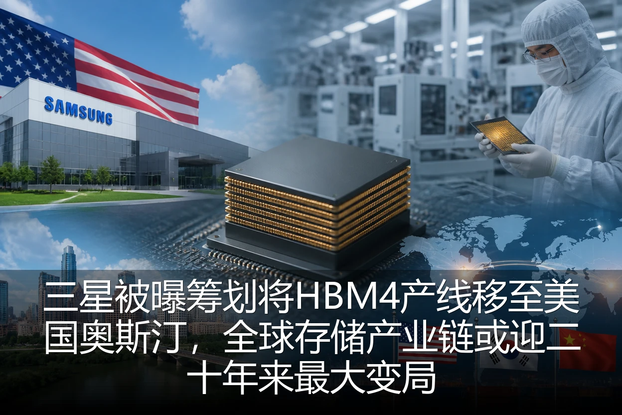 Samsung reportedly plans to move the HBM4 production line to Austin, USA, potentially ushering in the biggest change in the global storage industry in twenty years.