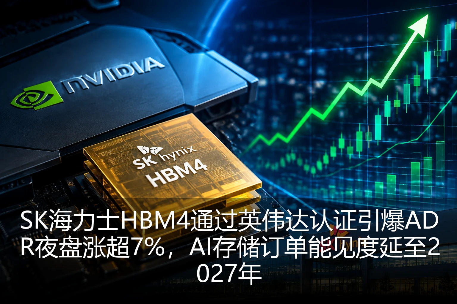 SK海力士HBM4通过英伟达认证引爆ADR夜盘涨超7%，AI存储订单能见度延至2027年