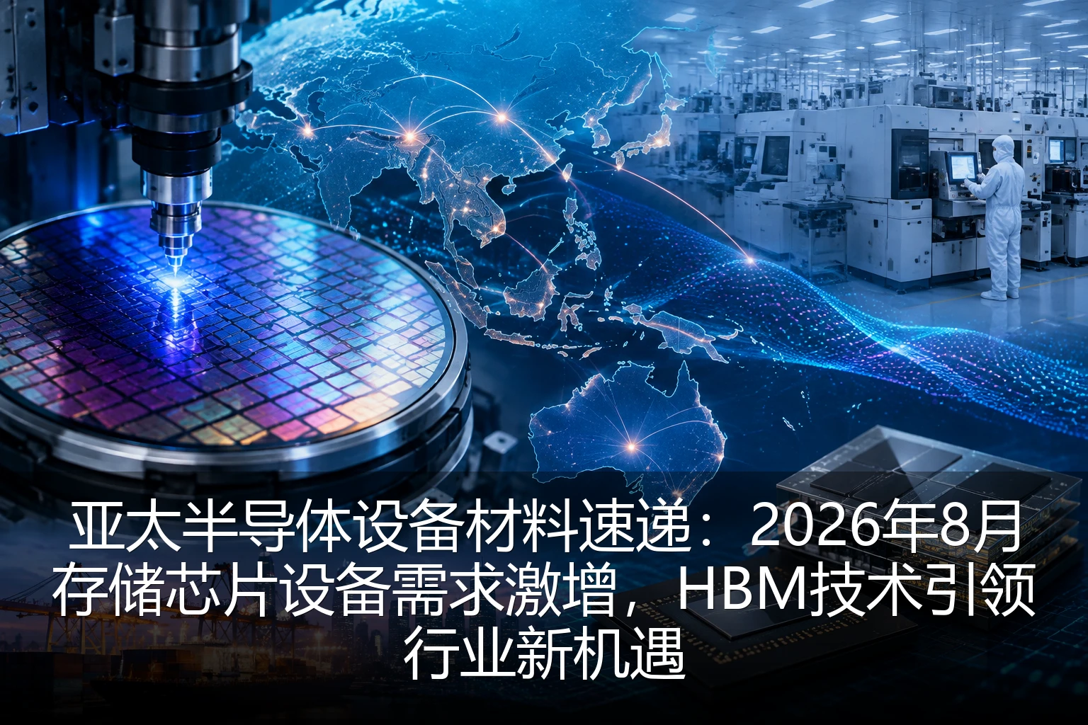 Asia-Pacific Semiconductor Equipment Materials Express Delivery: Increased Chip Equipment Demand in August 2026, HBM Technology Leads New Industry Opportunities