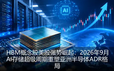 HBM概念股美股强势崛起：2026年9月AI存储超级周期重塑亚洲半导体ADR格局