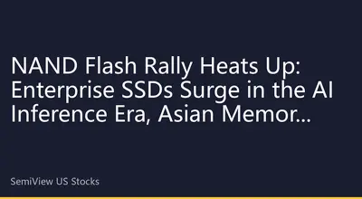 NAND Flash Rally Heats Up: Enterprise SSDs Surge in the AI Inference Era, Asian Memory Chip ADRs Gain a Second Growth Curve