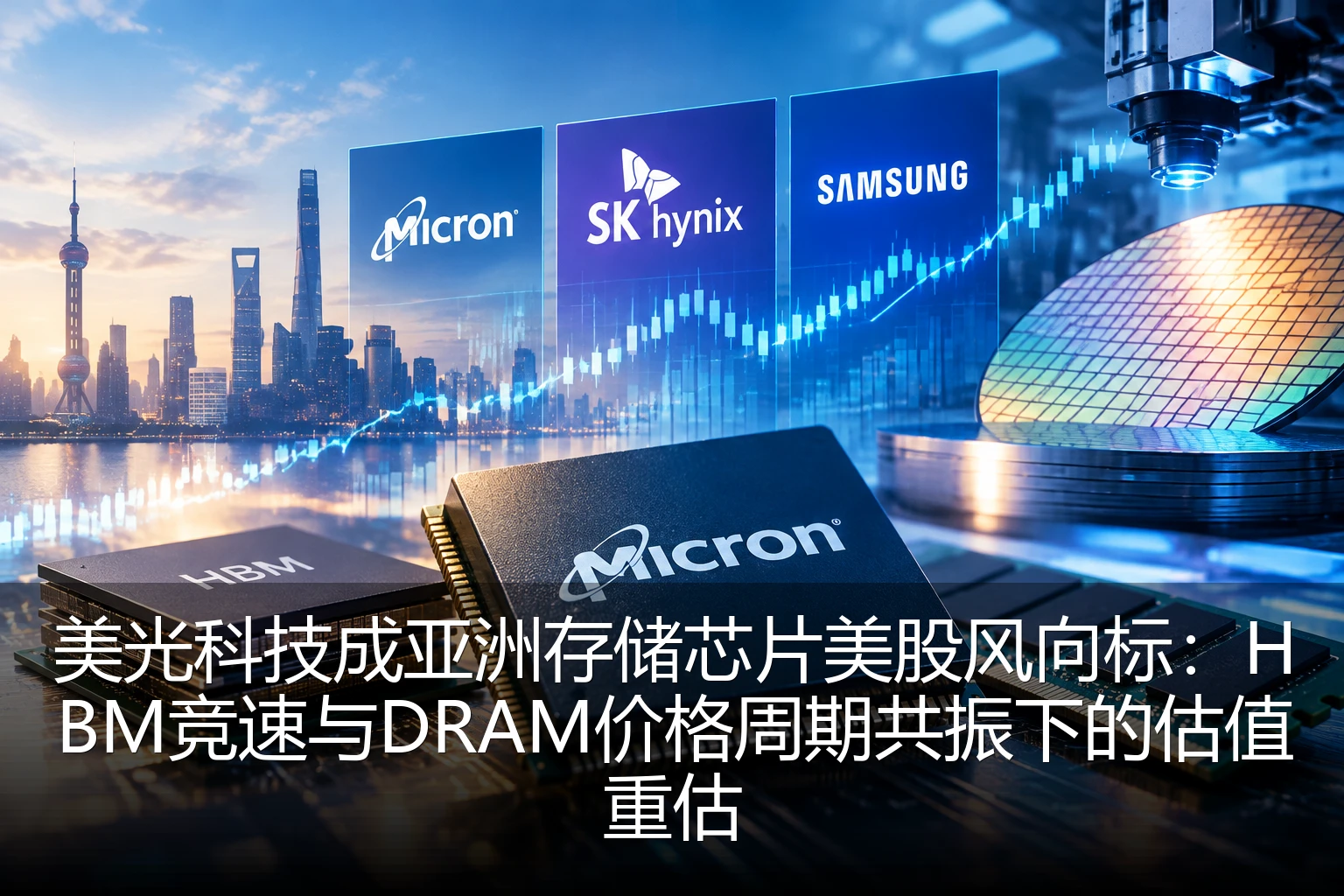 美光科技成亚洲存储芯片美股风向标：HBM竞速与DRAM价格周期共振下的估值重估